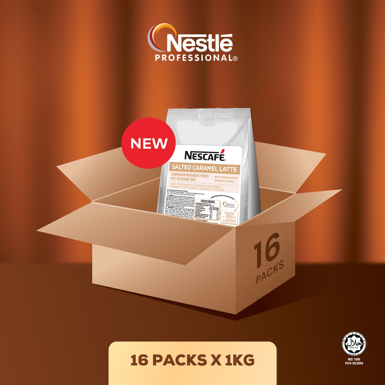 NESCAFE Salted Caramel Latte - 1kg