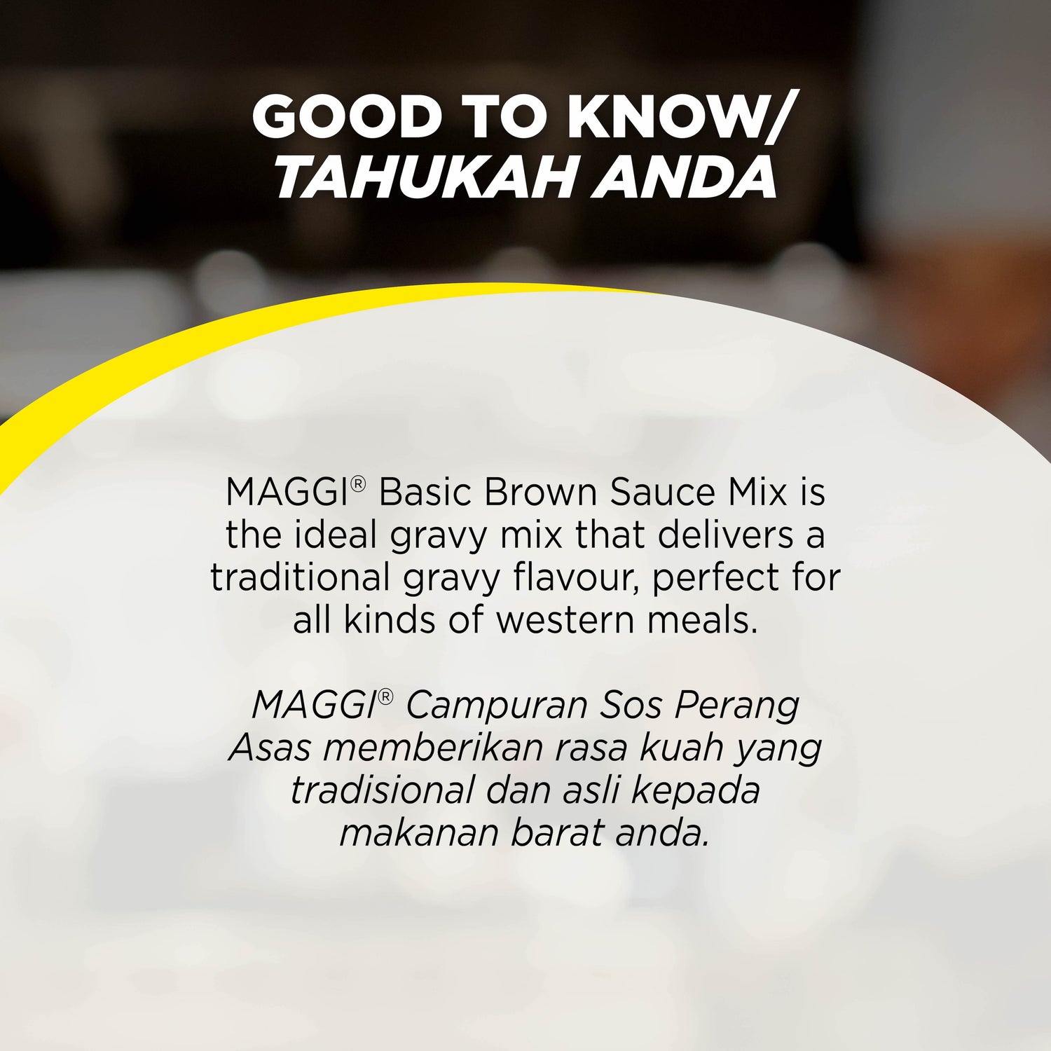 MAGGI Basic Brown Sauce Mix - 1kg