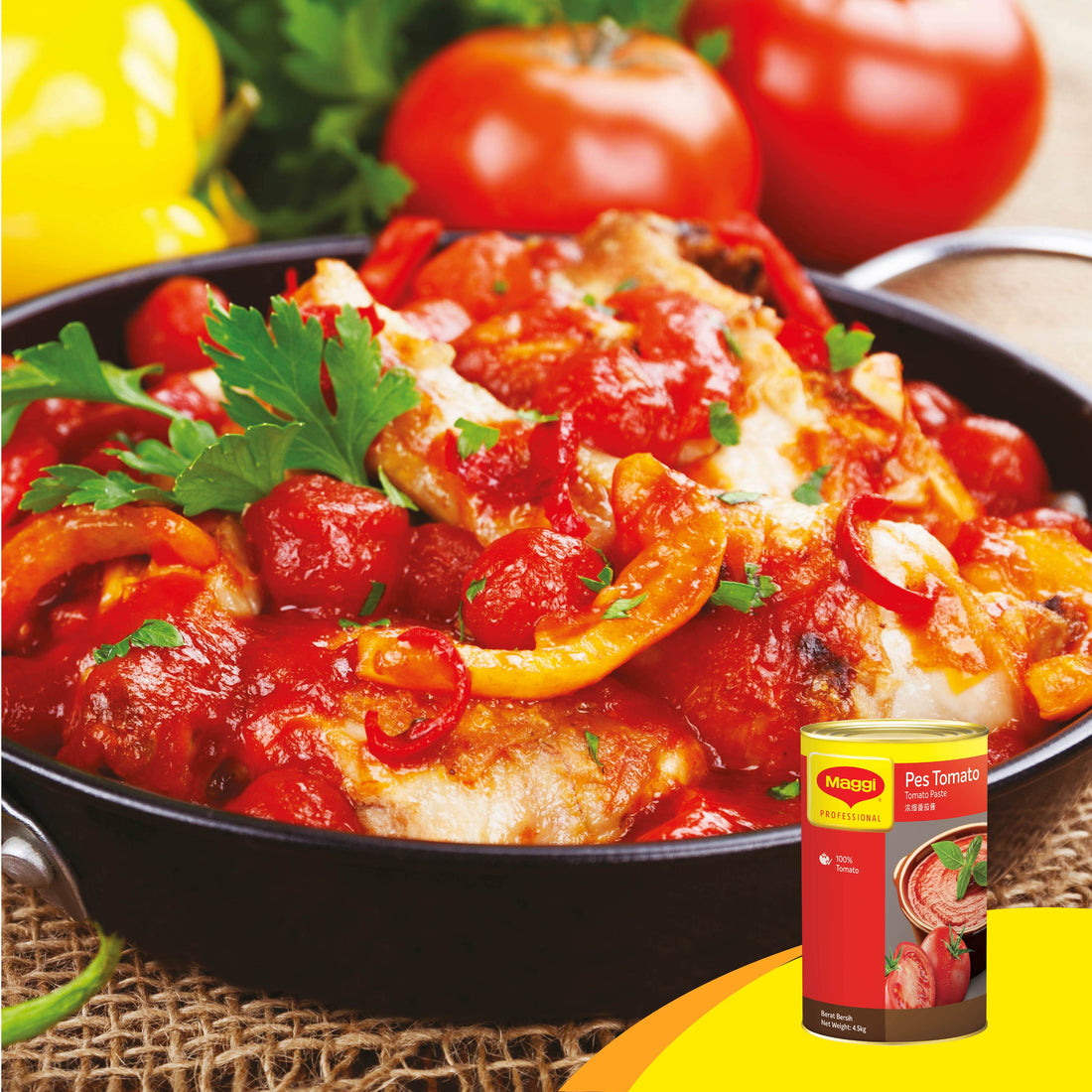 MAGGI Tomato Paste - 4.5kg