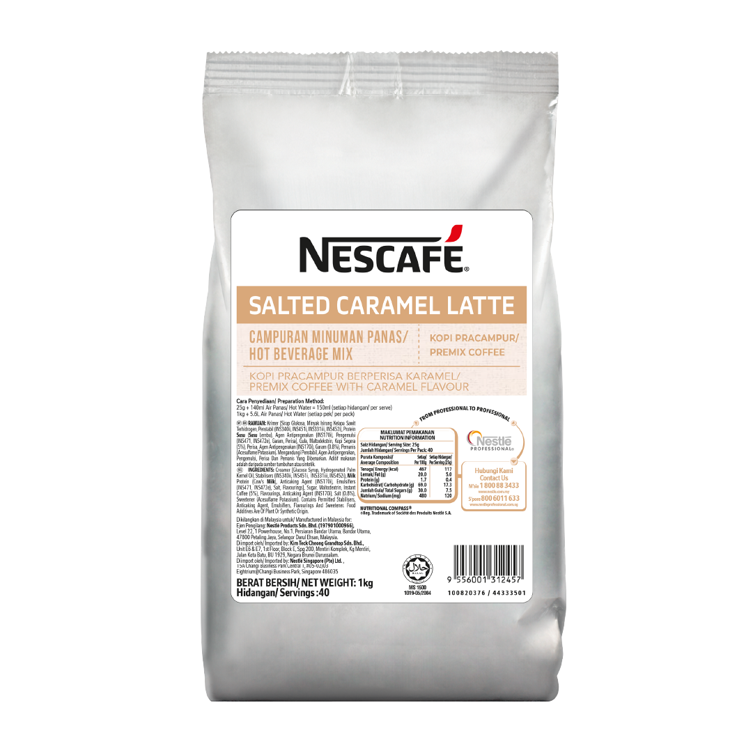 NESCAFE Salted Caramel Latte - 1kg