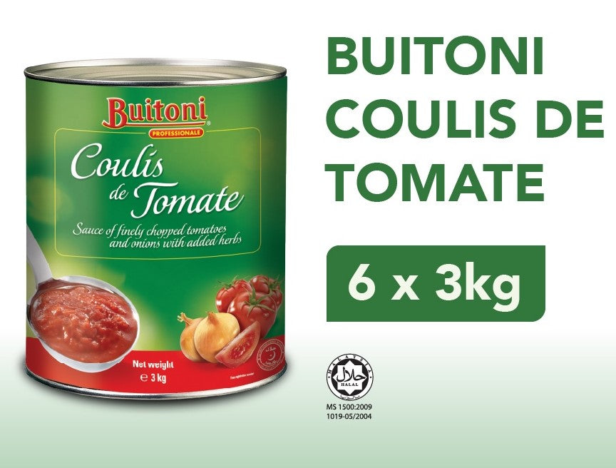 BUITONI Coulis de Tomate Pasta Sauce - 3kg